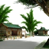 古代村庄-建筑-古建筑-VR/AR模型-3D城