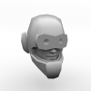 科幻人头-角色人体-角色-VR/AR模型-3D城