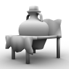 罐子-文体生活-艺术品-VR/AR模型-3D城