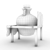 罐子-文体生活-艺术品-VR/AR模型-3D城