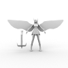 妖精-角色人体-角色-VR/AR模型-3D城