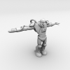 怪兽-角色人体-角色-VR/AR模型-3D城