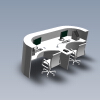 reception-table-建筑-室内-工业CAD模型-3D城