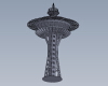 Space tower-建筑-室外建筑-工业CAD模型-3D城