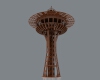 Space tower-建筑-室外建筑-工业CAD模型-3D城