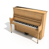钢琴-文体生活-乐器-VR/AR模型-3D城