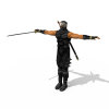 忍者-角色人体-角色-VR/AR模型-3D城