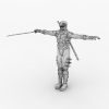 忍者-角色人体-角色-VR/AR模型-3D城