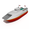 游艇-船舶-轮船-VR/AR模型-3D城