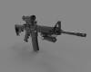 colt-canada-c7a2-c8a2-diemaco-军事-武器-工业CAD模型-3D城