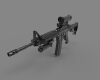 colt-canada-c7a2-c8a2-diemaco-军事-武器-工业CAD模型-3D城