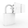 挂锁-科技-工具-VR/AR模型-3D城