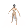 完美世界女角色造型-角色人体-角色-VR/AR模型-3D城