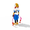 小女孩-角色人体-角色-VR/AR模型-3D城