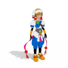 小女孩-角色人体-角色-VR/AR模型-3D城