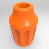 Flat Back Stubby Screwdriver Handle-小工具-3D打印模型-3D城