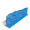 骷髅城墙-艺术-3D打印模型-3D城