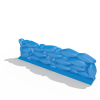 骷髅城墙-艺术-3D打印模型-3D城
