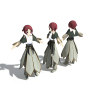 可爱莲衣女孩-角色人体-角色-VR/AR模型-3D城