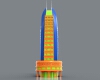 Jurassic hotel-建筑-酒店-工业CAD模型-3D城