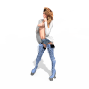 漂亮女人-角色人体-女人-VR/AR模型-3D城