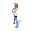 漂亮女人-角色人体-女人-VR/AR模型-3D城