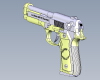 pistol-军事-枪炮-工业CAD模型-3D城