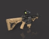 RU556突击步枪-军事-枪炮-VR/AR模型-3D城