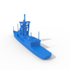 FFG28布恩号战舰-袖珍&收藏-3D打印模型-3D城