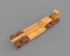 transport-fleet-6-lowboy-wooden-toy-文体生活-玩具-工业CAD模型-3D城