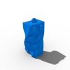 扭曲的砖吊坠-艺术-3D打印模型-3D城