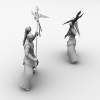 真三国无双5徐晃-角色人体-男人-VR/AR模型-3D城