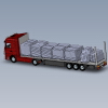 MB - full truck with box-汽车-其它-工业CAD模型-3D城