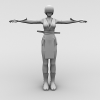 霞-角色人体-角色-VR/AR模型-3D城