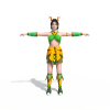龙女1-角色人体-角色-VR/AR模型-3D城