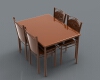 4_chairs-table-建筑-家具-工业CAD模型-3D城