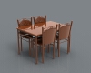 4_chairs-table-建筑-家具-工业CAD模型-3D城
