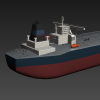 油轮-船舶-货船-VR/AR模型-3D城