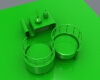 A couple of chair-建筑-设施-工业CAD模型-3D城