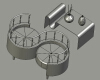 A couple of chair-建筑-设施-工业CAD模型-3D城