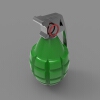 hand-grenade-军事-武器-工业CAD模型-3D城