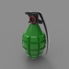 hand-grenade-军事-武器-工业CAD模型-3D城