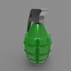 hand-grenade-军事-武器-工业CAD模型-3D城