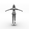 sonsaku-角色人体-角色-VR/AR模型-3D城