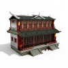 民居-建筑-住宅-VR/AR模型-3D城