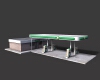 加油站-建筑-基础设施-VR/AR模型-3D城