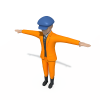 男人-角色人体-角色-VR/AR模型-3D城