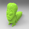 外星毛毛虫-袖珍&收藏-3D打印模型-3D城