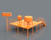 platform-建筑-设施-工业CAD模型-3D城
