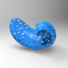 镂空鹦鹉螺壳-DIY-3D打印模型-3D城